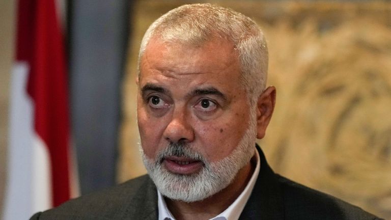   Ismail Haniyeh. Obrázek: AP