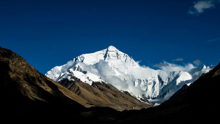 Severní stěna Mount Everestu. Obrázek: AP