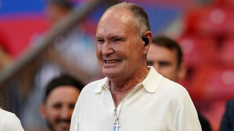 Paul Gascoigne v červnu 2023. Obr: PA