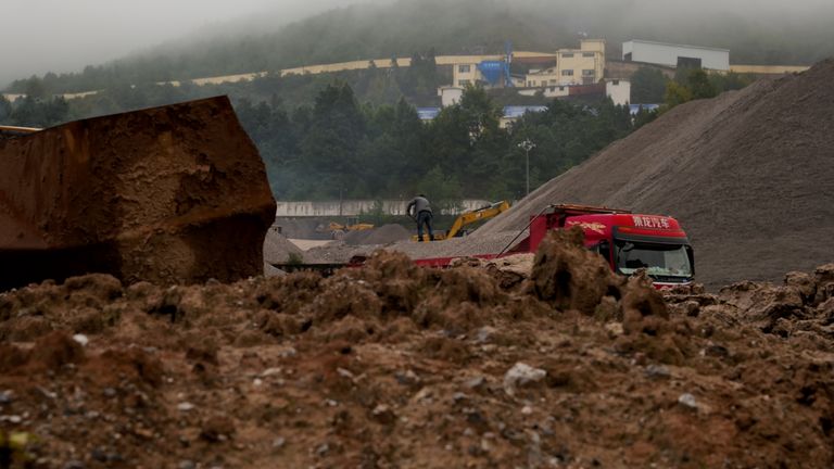 Továrna na zpracování kritických minerálů v provincii Yunnan v jižní Číně