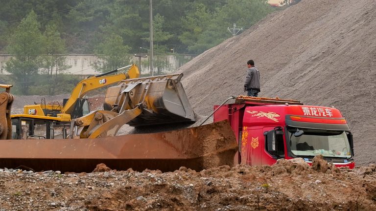 Továrna na zpracování kritických minerálů v provincii Yunnan v jižní Číně