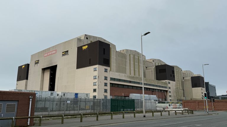 BAE Systems loděnice Barrow-in-Furness v Cumbrii