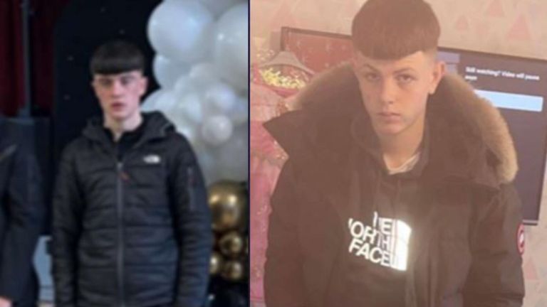 Harvey Evans, 15, a Kyrees Sullivan, 16