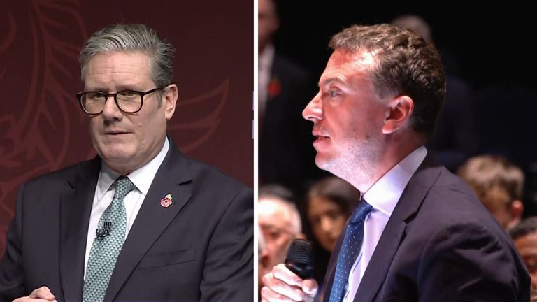 Sam Coates a Sir Keir Starmer