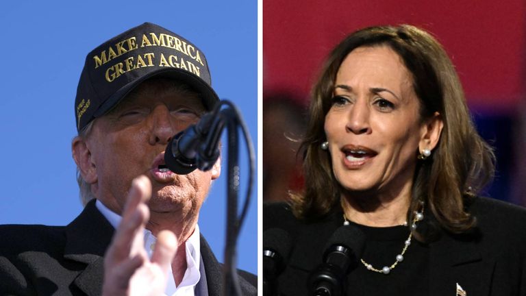 Donald Trump a Kamala Harris. Fotografie: AP