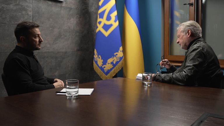 Zelenskyy suggests ceasefire could be struck if free Ukrainian territory can be taken 'under NATO umbrella'