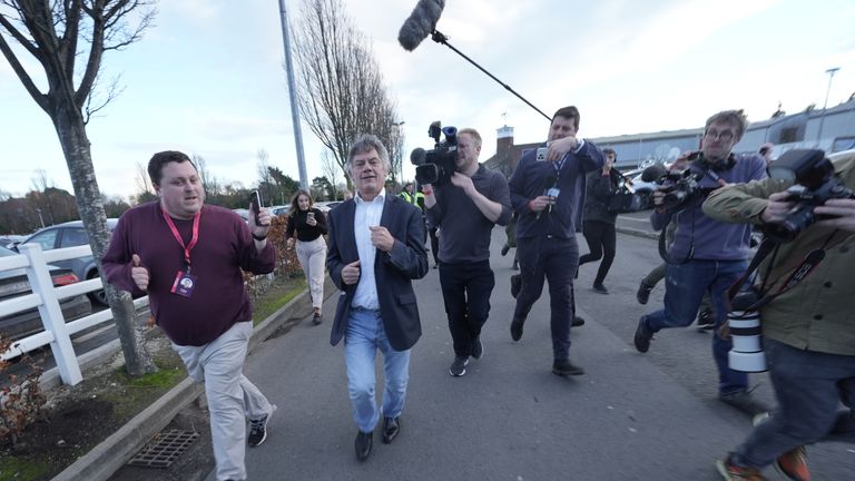 Gerry Hutch se dal na útěk, když opouštěl hraběte. Obrázek: PA