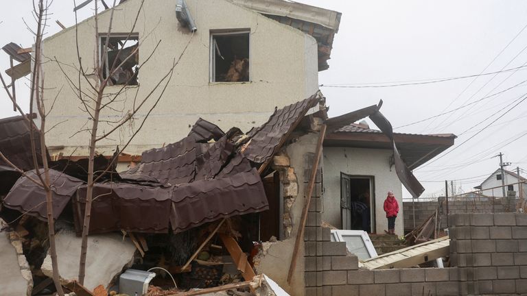 Následky ruského úderu na Oděsu. Snímek: Reuters 