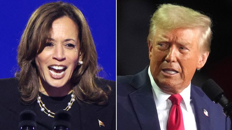 Kamala Harris a Donald Trump. Fotografie: Reuters/AP