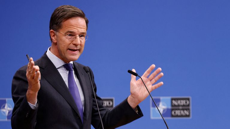 Šéf NATO Mark Rutte. Snímek: Reuters