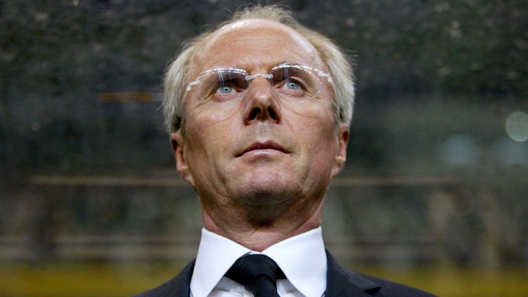 England manager Sven-Goran Eriksson in 2002.
Pic Reuters