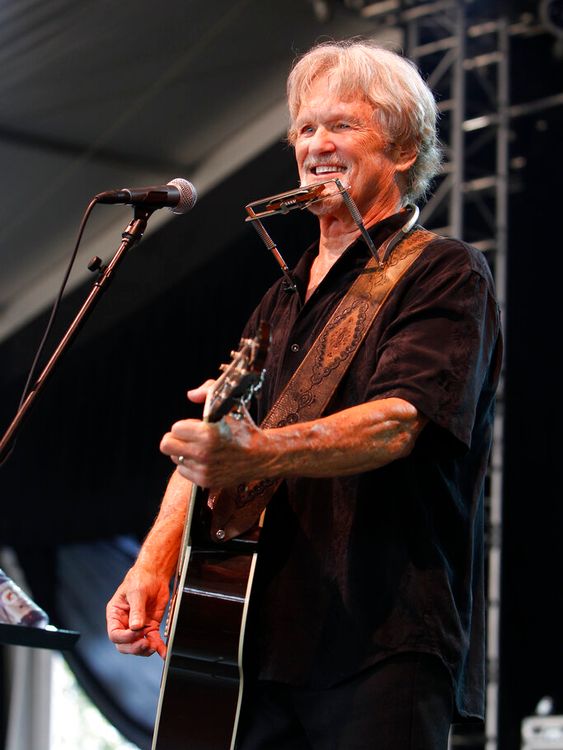 FILE - Kris Kristofferson performs at the Bonnaroo Music and Arts Festival in Manchester, Tenn. on June 13, 2010. Kristofferson has retired after five decades. A statement from his publicist said the Country Music Hall of Famer and Grammy winner retired in 2020. His son, John, stepped in last year to oversee his father's business including his record label. The Texas-born Oxford scholar brought introspective and poetic lyrics to country music with songs like “Sunday Mornin' Comin' Down” and “Me 