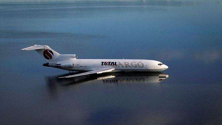 A drone view shows an airplane sitting on a flooded runway at the airport in Porto Alegre, Rio Grande do Sul, Brazil, May 17, 2024. REUTERS/Adriano Machado        SEARCH "REUTERS BEST 2024" FOR THIS STORY. SEARCH "REUTERS YEAR-END" FOR ALL 2024 YEAR END GALLERIES.          TPX IMAGES OF THE DAY