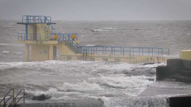 Moře nadále zasahuje do této části rohu Northumberlandu