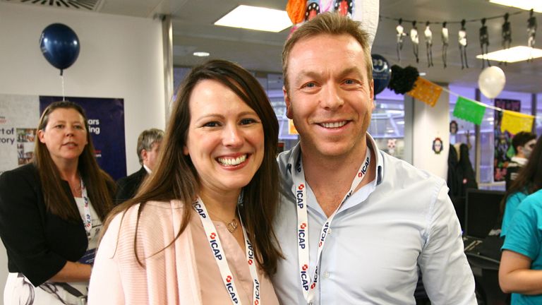 Sir Chris Hoy a Lady Sarra Hoy v roce 2017. Obr: Funkce Rex