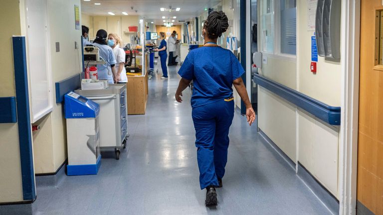 File photo dated 18/01/23 of a general view of staff on a NHS hospital ward. Nurses have rejected the Government's pay award of a 5.5% rise, it has been announced. Members of the Royal College of Nursing (RCN) in England rejected the deal by two-thirds in a record high turnout of around 145,000. Issue date: Monday September 23, 2024.

