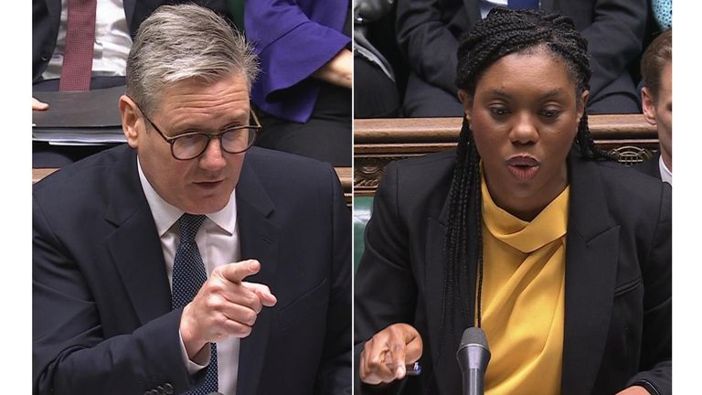 Keir Starmer a Kemi Badenoch