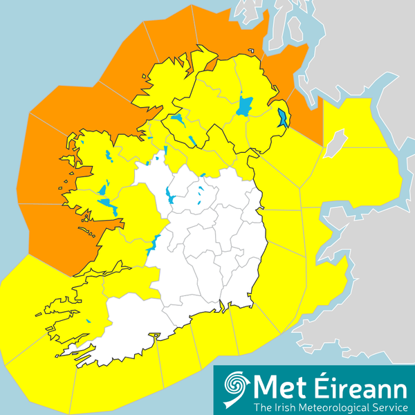 Splnilo varování před počasím Éireann 22/12/2024 pro Storm Eowyn https://www.met.ie/warnings-today.html