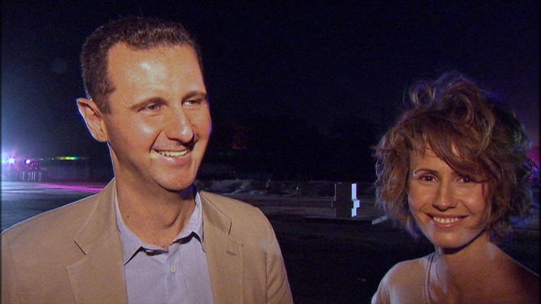 Bashar a Asma al Assad