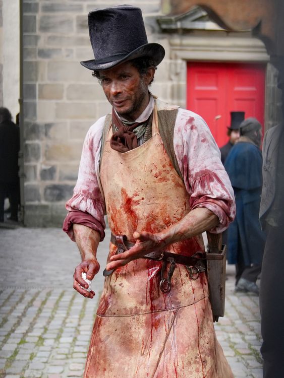 Cast extras on set during the filming of Guillermo del Toro's Frankenstein in Edinburgh. Picture date: Friday September 13, 2024.