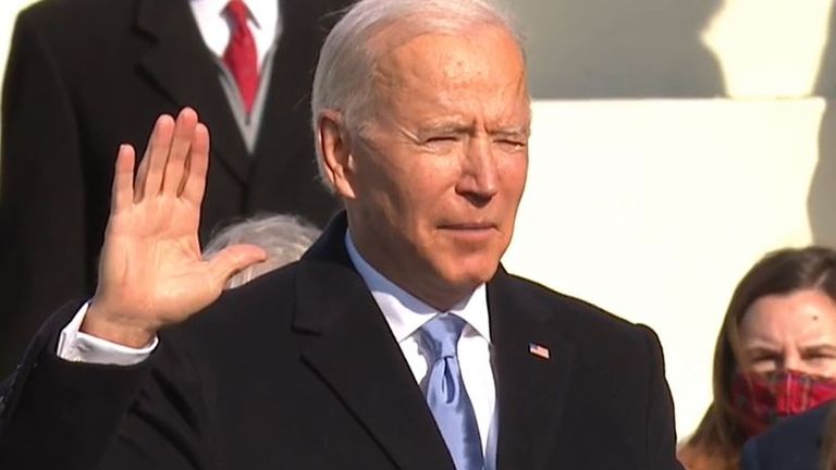 Joe Biden složil přísahu jako americký prezident