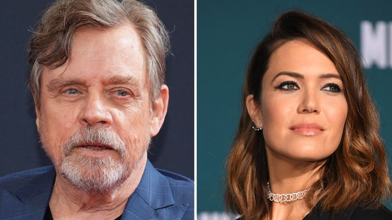 Mark Hamill a Mandy Moore. Soubor obrázků: Reuters