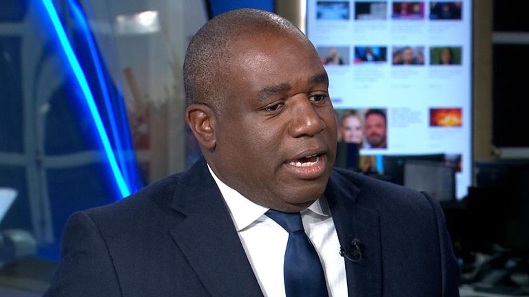 Zdá se, že David Lammy není ochoten kritizovat nedávnou rétoriku Donalda Trumpa