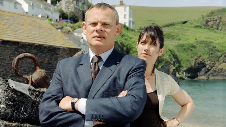 Clunes s Caroline Catz v Doc Martin. Obrázek: Vlastnosti Rex