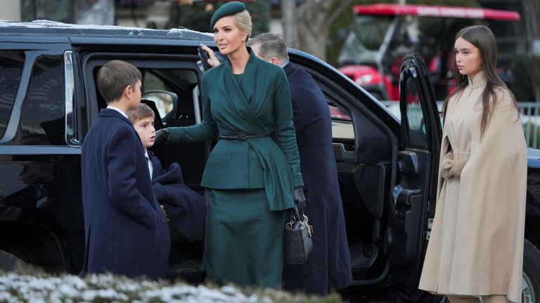   Ivanka Trumpová přijíždí do kostela sv. Snímek: Reuters