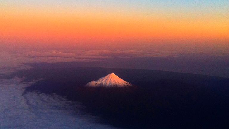 Mount Taranaki. Pic: Ap