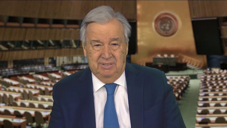 António Guterres generální tajemník Organizace spojených národů