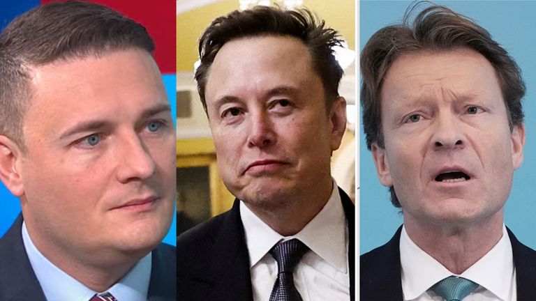 Wes Streeting, Elon Musk, Richard Tice