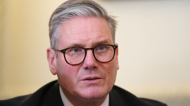 Premiér Keir Starmer. Pic: Pa