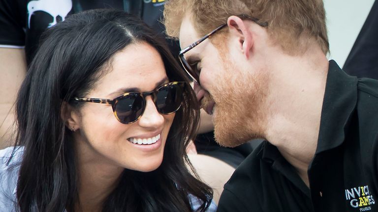 Meghan a princ Harry, na obrázku na 2017 Invictus Games. Fotky: Pa