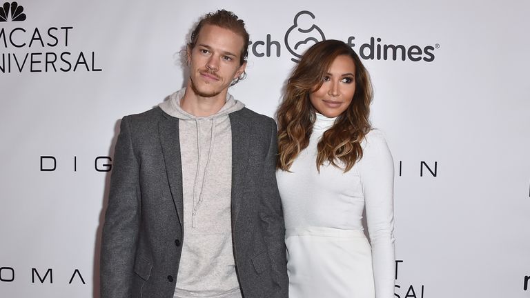 Ryan Dorsey a Naya Rivera. PIC: Jordan Strauss/Invision/Ap