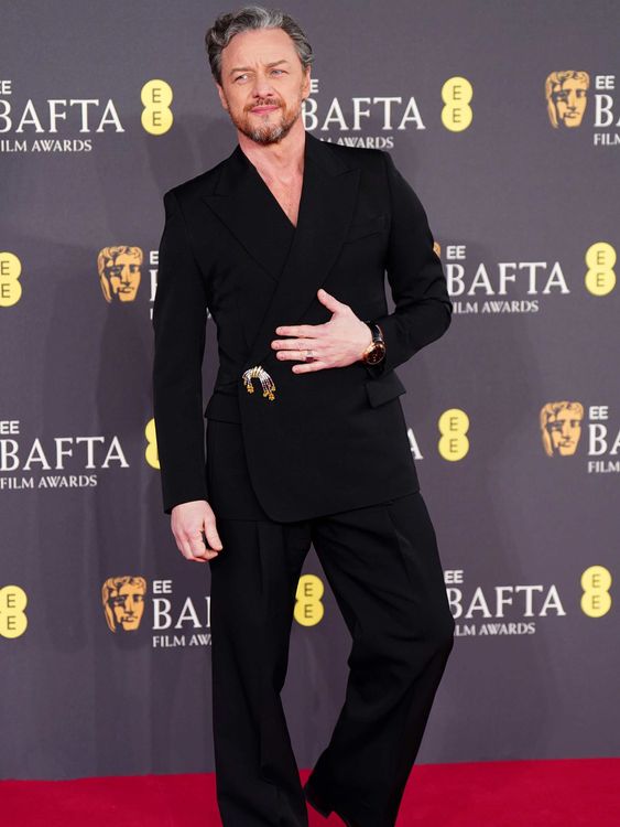 James McAvoy na filmových cenách BAFTA. Pic: Pa