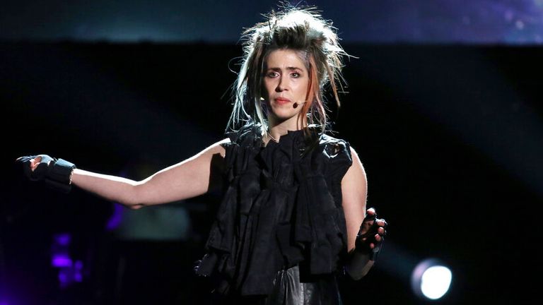 Imogen Heap na 62. výroční ceny Grammy v lednu 2020. Obrázek: Matt Sayles/Invision/AP