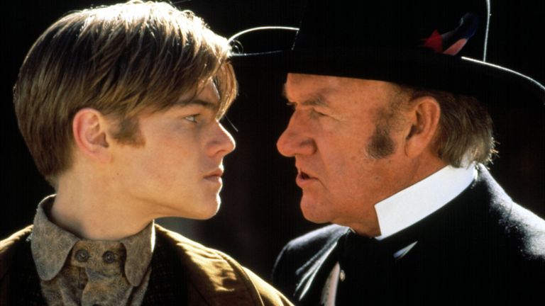 Pic: Everett/Shutterstock Gene Hackman The Quick and the Dead, Leonardo DiCaprio, Gene Hackman - 1995 1995