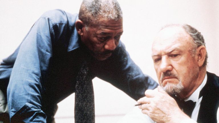 Pic: Bob Greene/Lions Gate/Kobal/Shutterstock pod podezřením - 2000 Morgan Freeman, Gene Hackman 2000