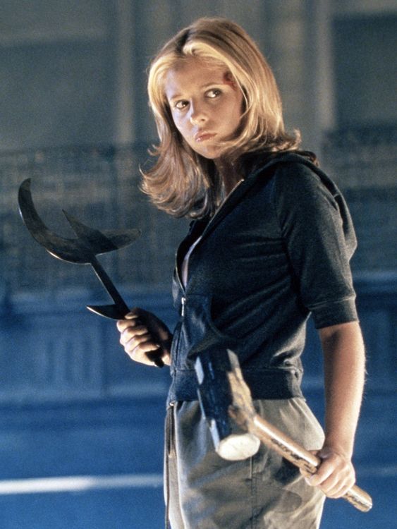 Kredit: TM/20. století Fox Buffy The Vampire Slayer Sarah Michelle Gellar, (1998), Ph: Byron J. Cohen/TM a Copyright © 20. století Fox Film Corp Rex: Set 14500008 Image 14500008B Photograf