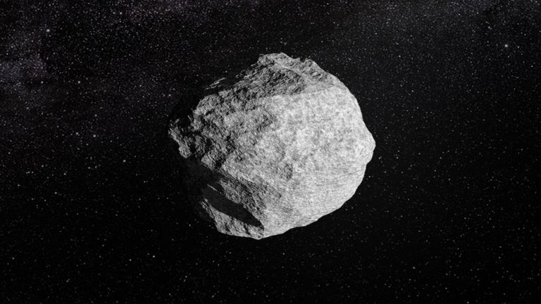 Umělecký dojem na asteroid. Pic: ESA