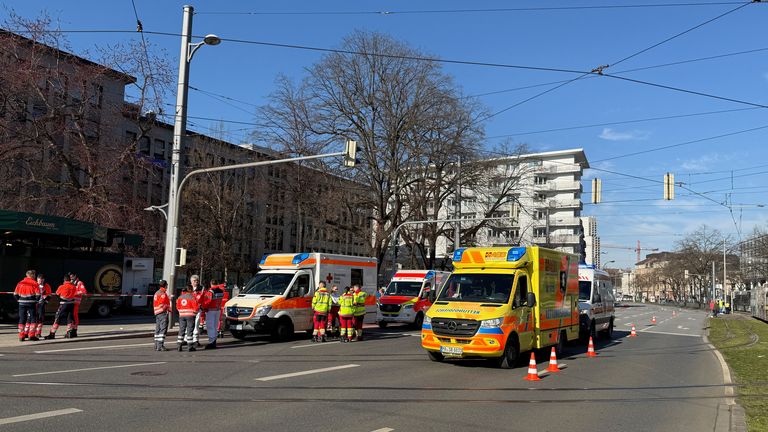 Paradeplatz, Mannheim. Pic: Reuters