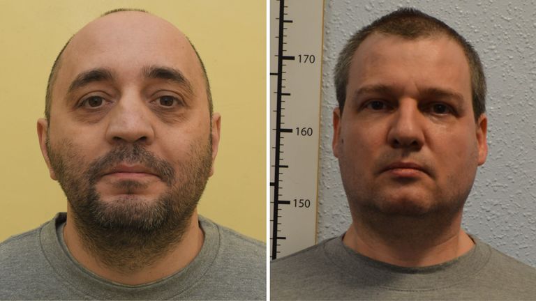 Biser Dzhambazov (vlevo) Orlin Roussev (vpravo). Oba přiznali poplatky za špionáž. Pic: Met Police