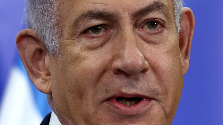 Izraelský premiér Benjamin Netanyahu.  Soubor Pic: AP/Evelyn Hockstein/Pool