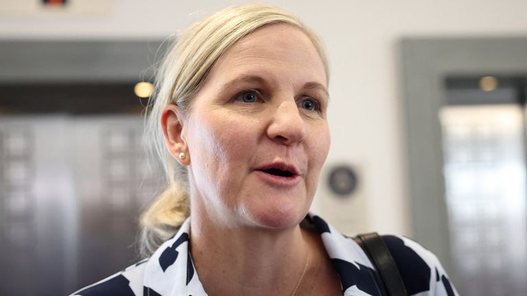 Kirsty Coventry na 114. IOC sezení v Costa Navarino, Pylos, Řecko. Pic: Reuters