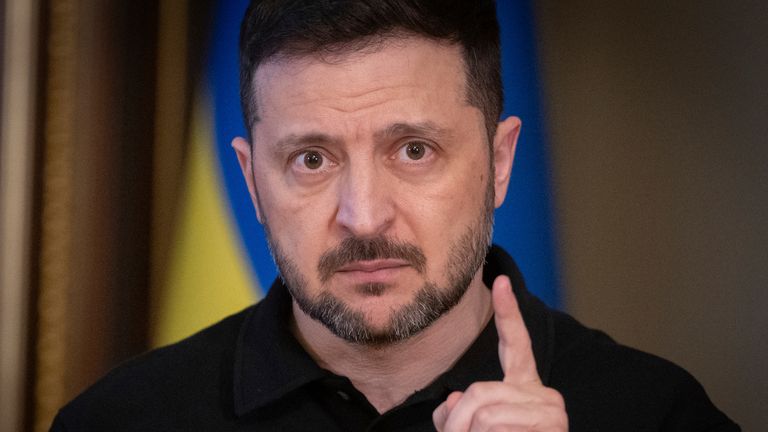 Ukrajinský prezident Volodymyr Zlenskyy. Pic: Ap