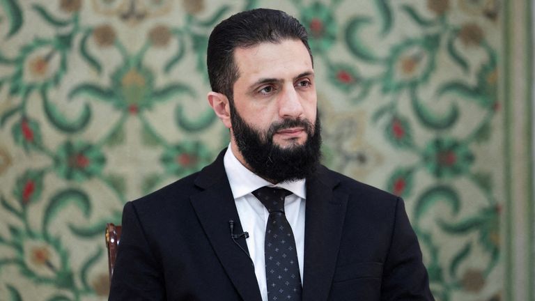 Sýrie prezident Ahmed Al Sharaa