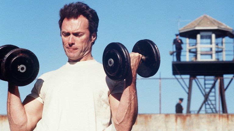 Clint Eastwood v útěku z Alcatrazu.  PIC: Paramount/Malpaso/Kobal/Shutterstock