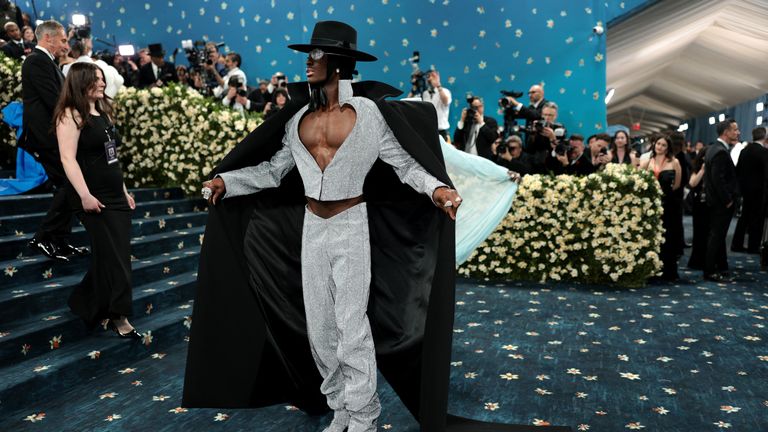 Americký model a herec Alton Mason. Pic: Reuters