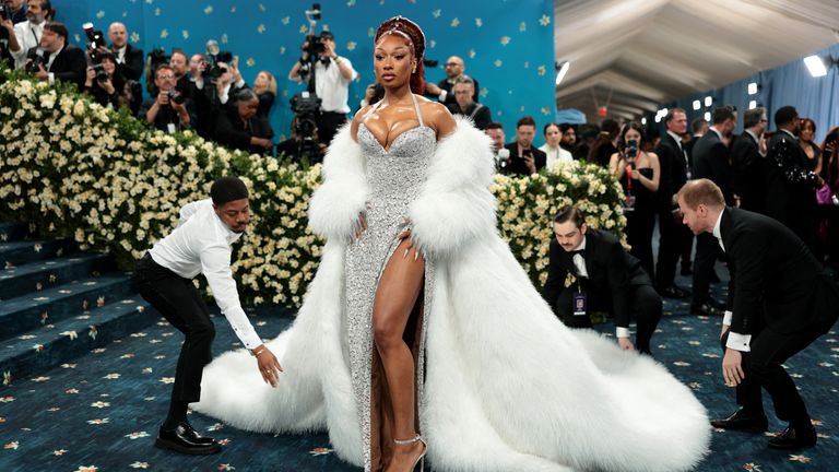 US Rapper Megan thee Stallion. Pic: Reuters